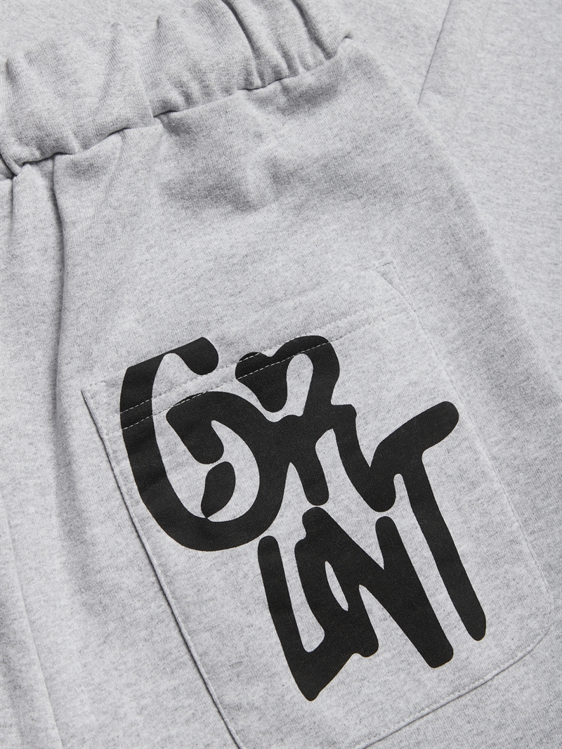 Grunt Sweatpants Rafa Baggy - Light Grey Melange